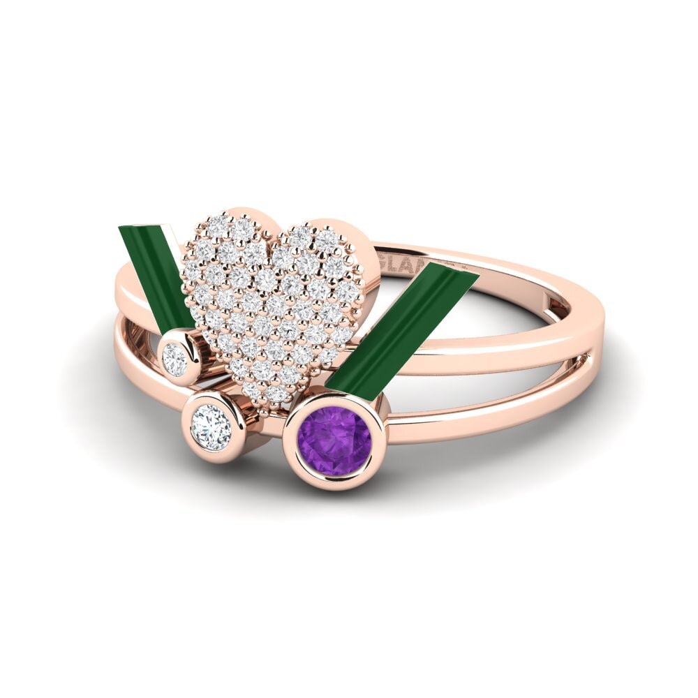 Amethyst Ring Loveglow