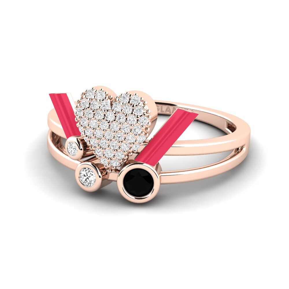 Schwarzer Onyx Ring Loveglow