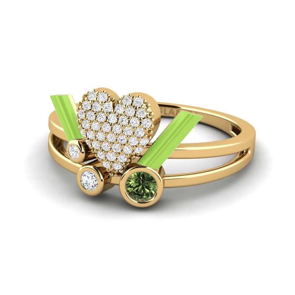 9ct Yellow Gold Ring Loveglow