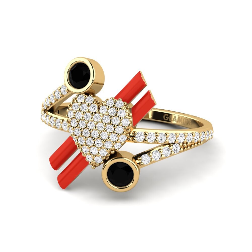Schwarzer Diamant Ring Lovehill