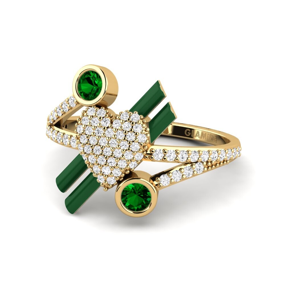 Zircone Verde Anello Lovehill