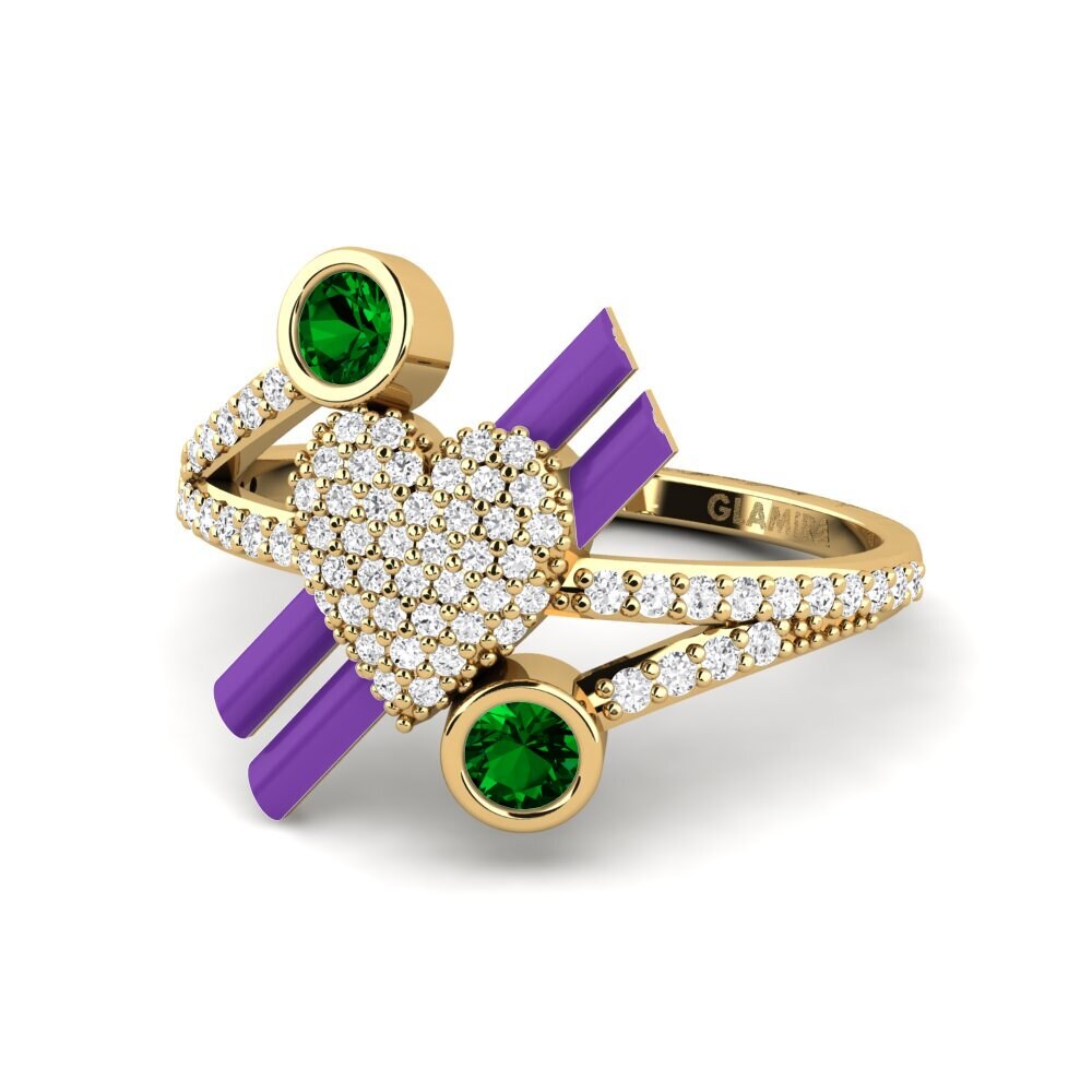 Grüner Zirkonia Ring Lovehill