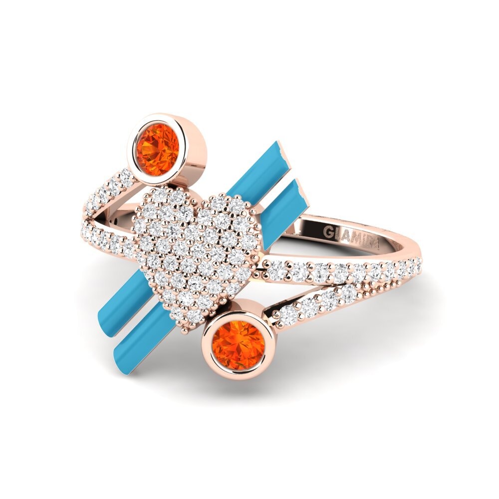 14ct Rose Gold Ring Lovehill