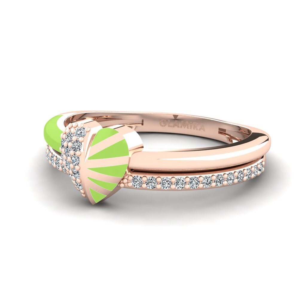 Zirkonia Ring Lovestory