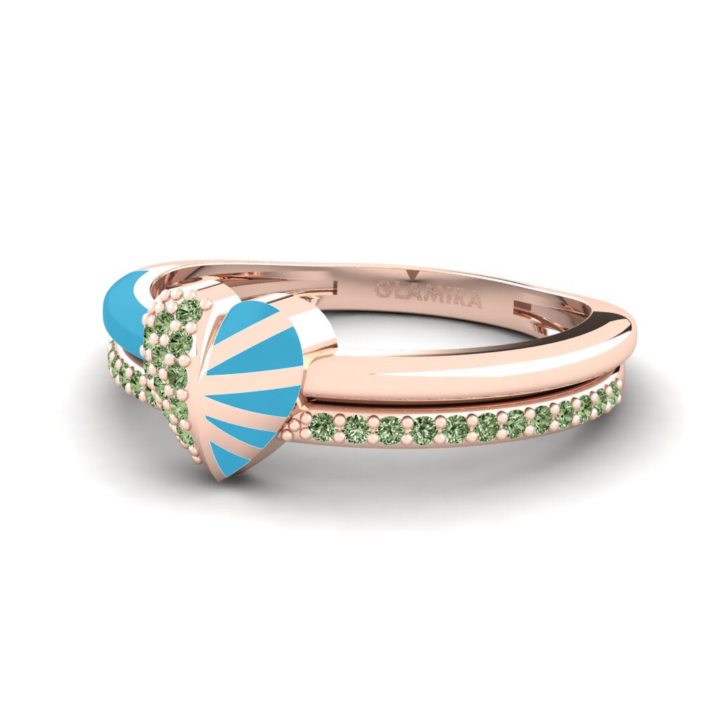 Green Diamond Ring Lovestory