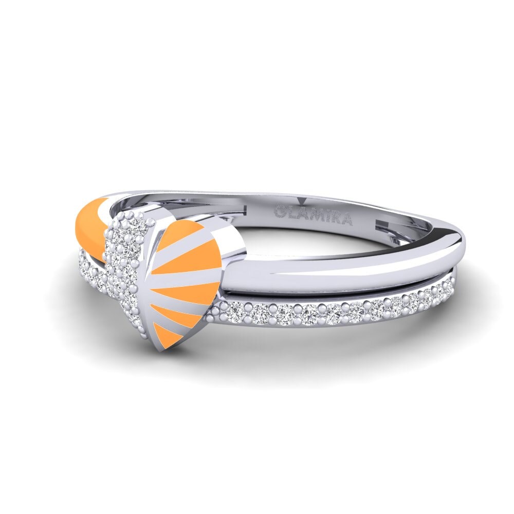 950 Platinum Ring Lovestory
