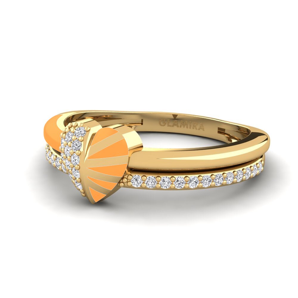 Gelbgold 585 Ring Lovestory