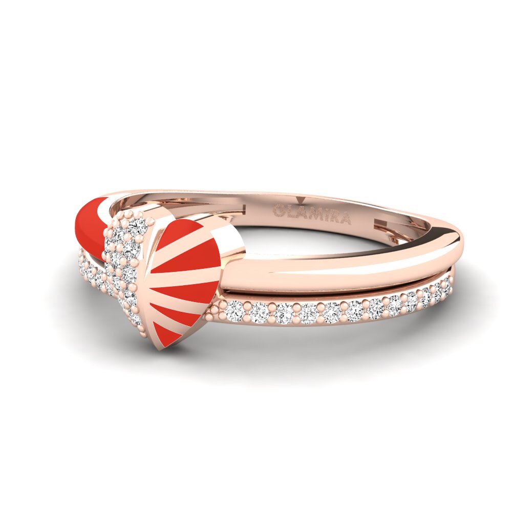 Moissanit Ring Lovestory