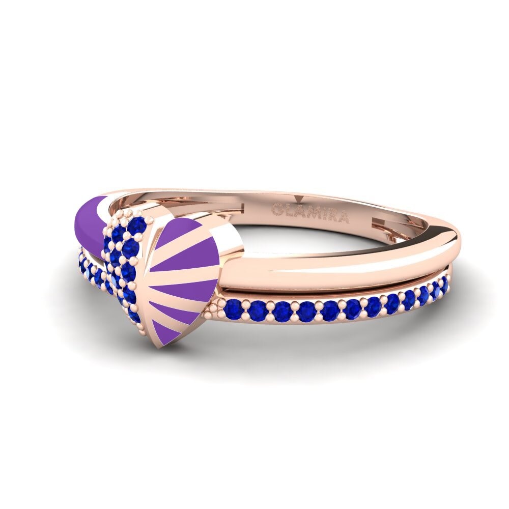 Zafiro Anillo Lovestory