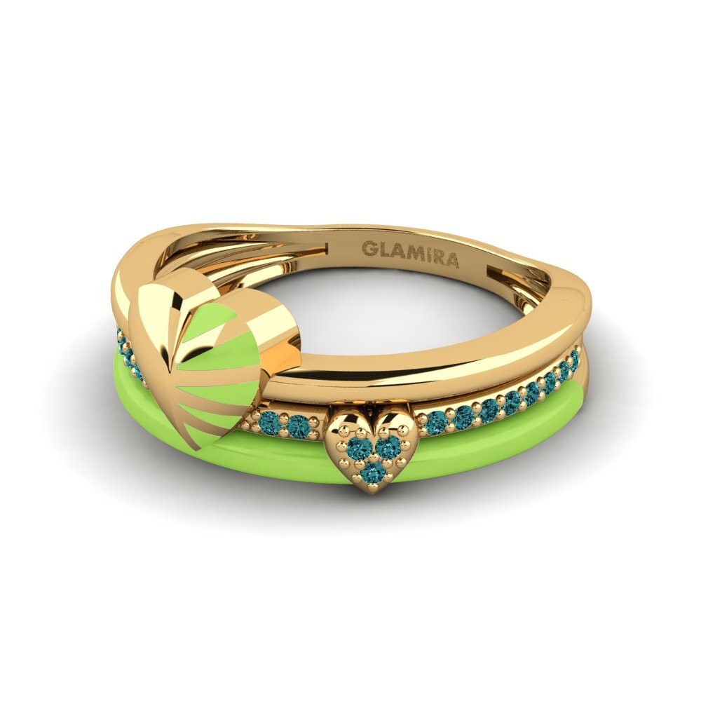 Blauer Diamant Ring Lovestruck