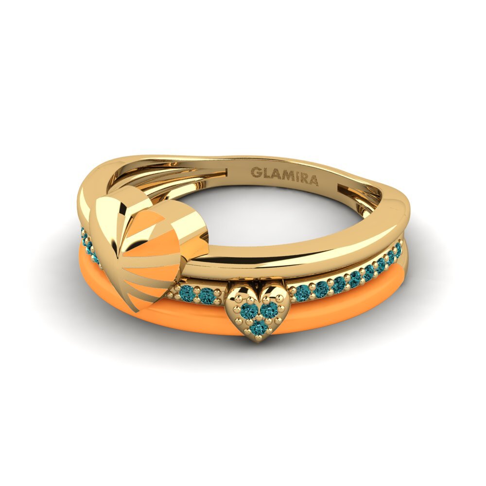 Blauer Diamant Ring Lovestruck