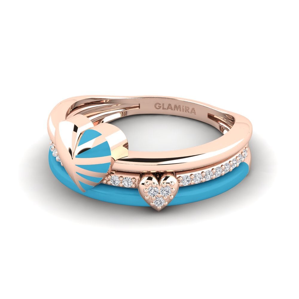 14ct Rose Gold Ring Lovestruck