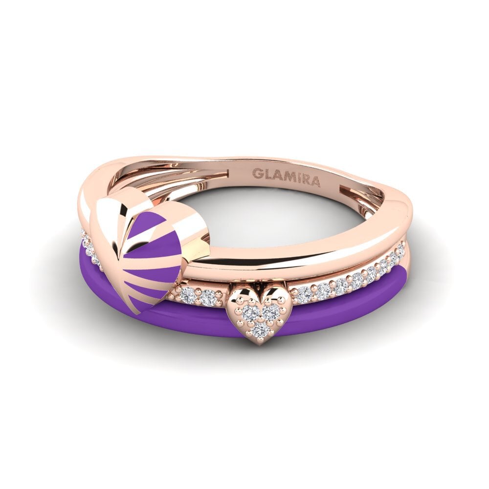 Rotgold 375 Ring Lovestruck