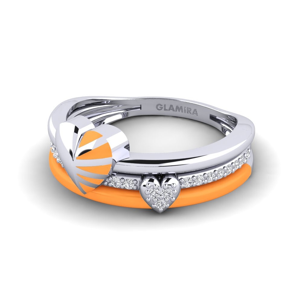 14ct White Gold Ring Lovestruck