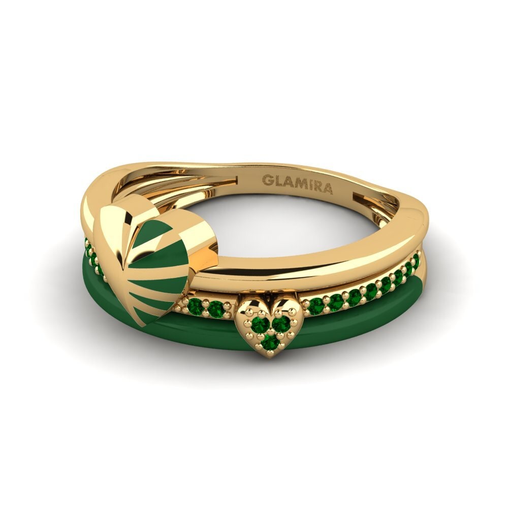 Zircone Verde Anello Lovestruck