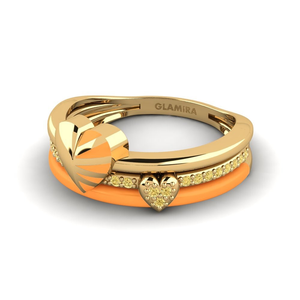 Gelber Diamant Ring Lovestruck