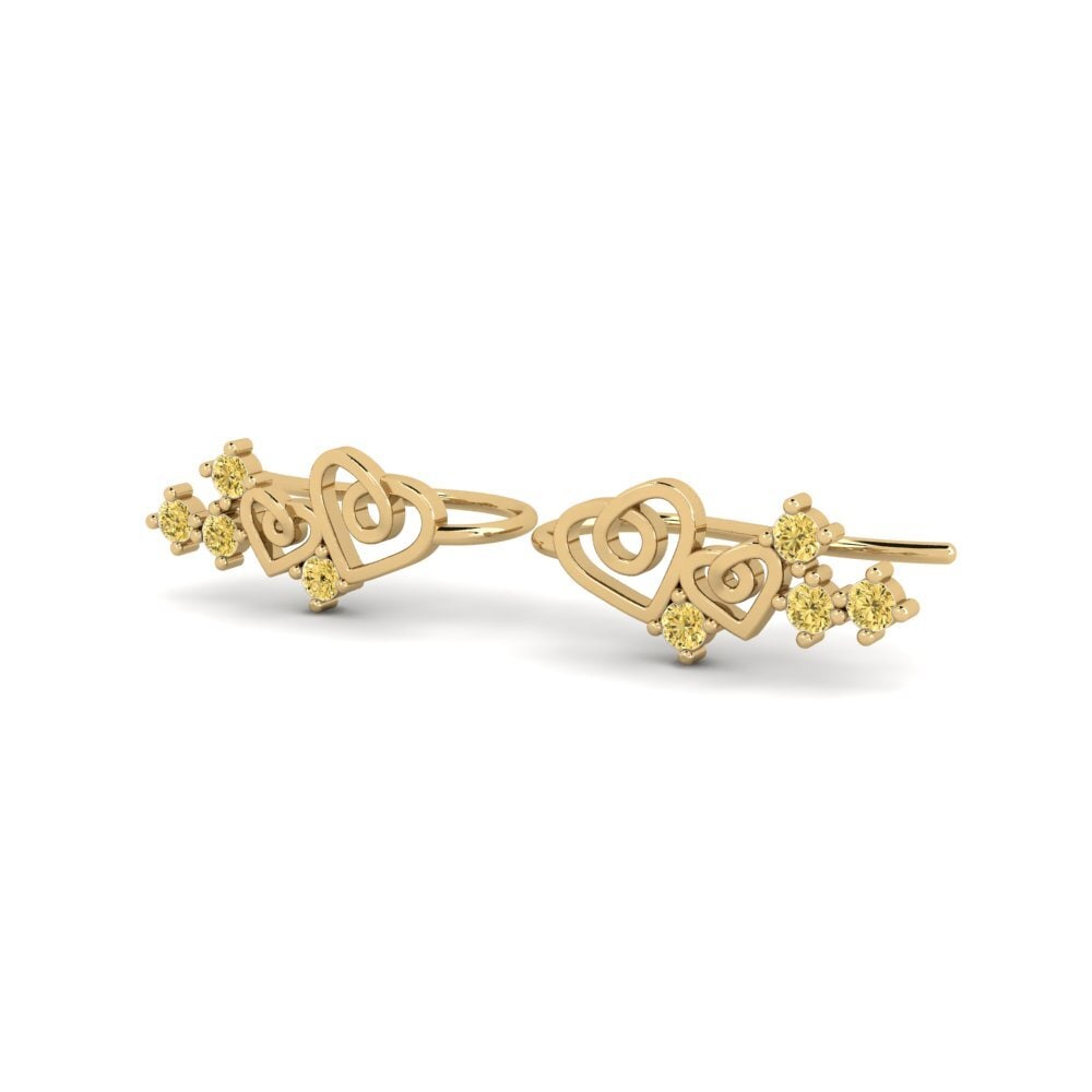 Yellow Diamond Women's Earring Maemae