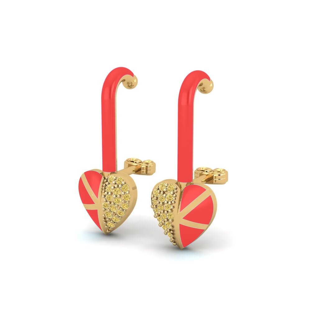 Yellow Diamond Women's Earring Meraki