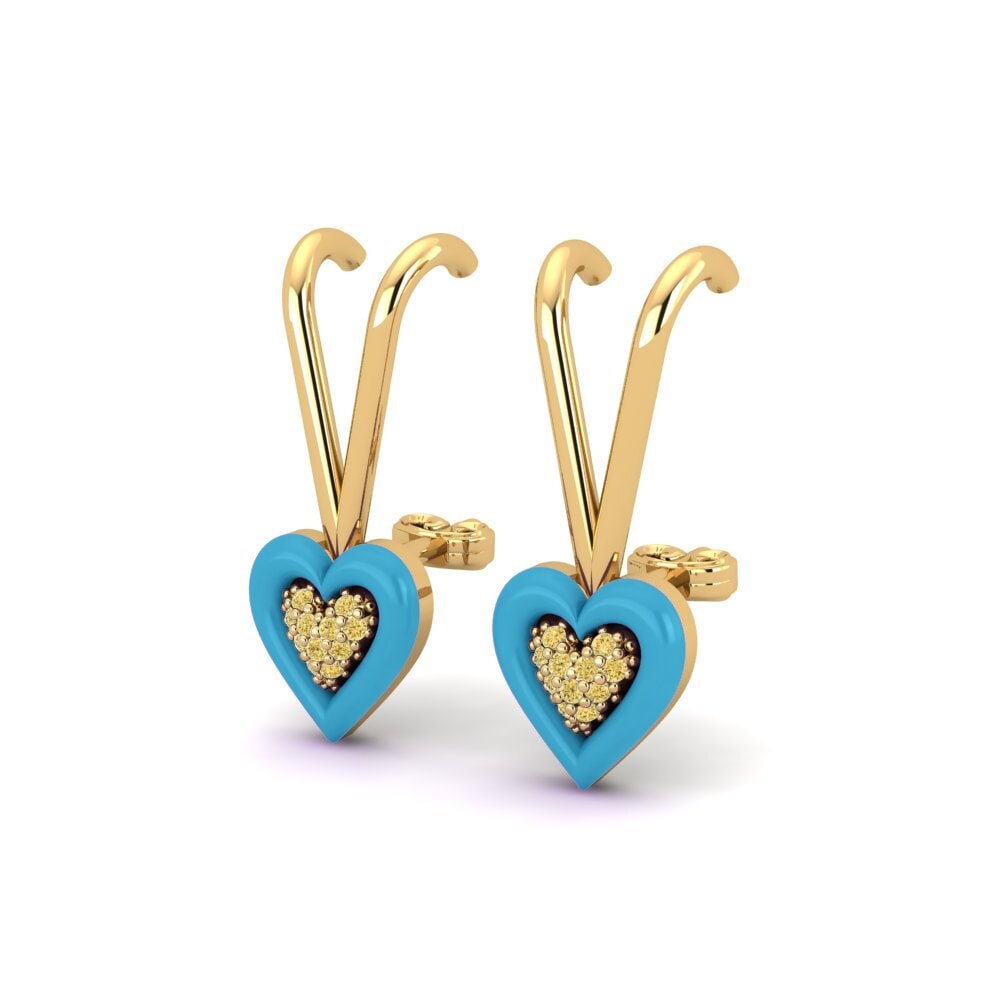 Yellow Diamond Women's Earring Minnek