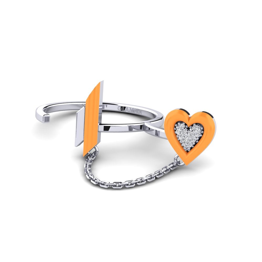 Weiß-Silber Ring Modificare