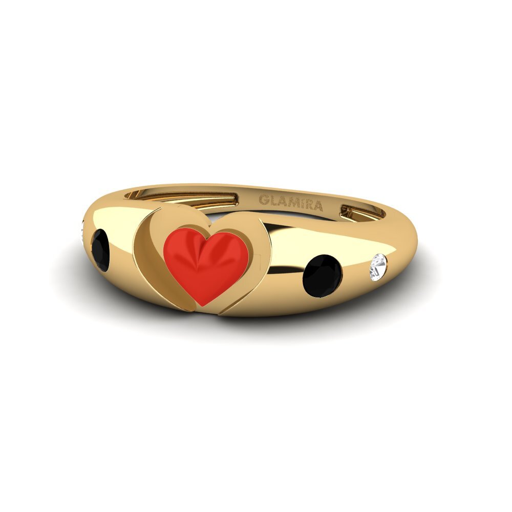 Schwarzer Diamant Ring Mostrare