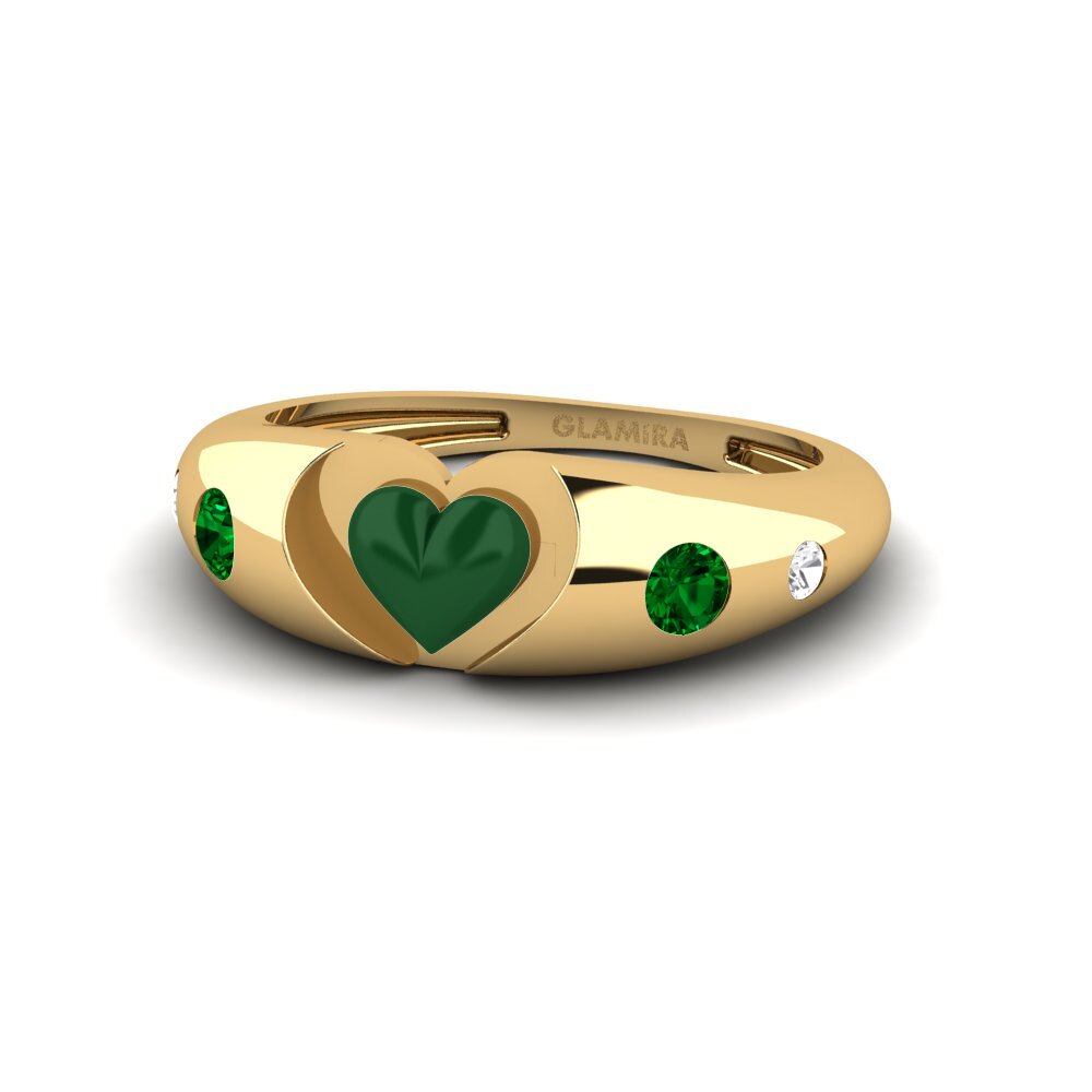 Zircone Verde Anello Mostrare