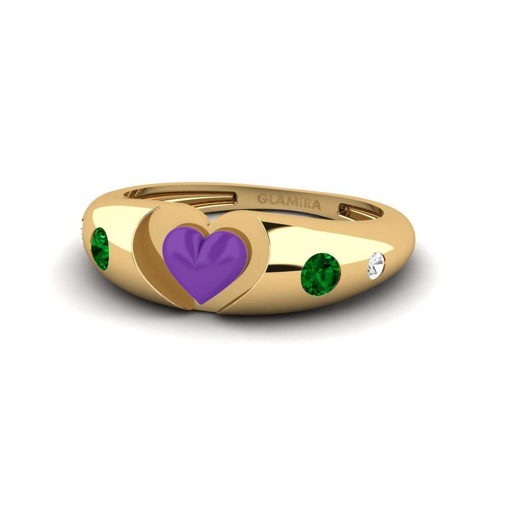 Grüner Zirkonia Ring Mostrare