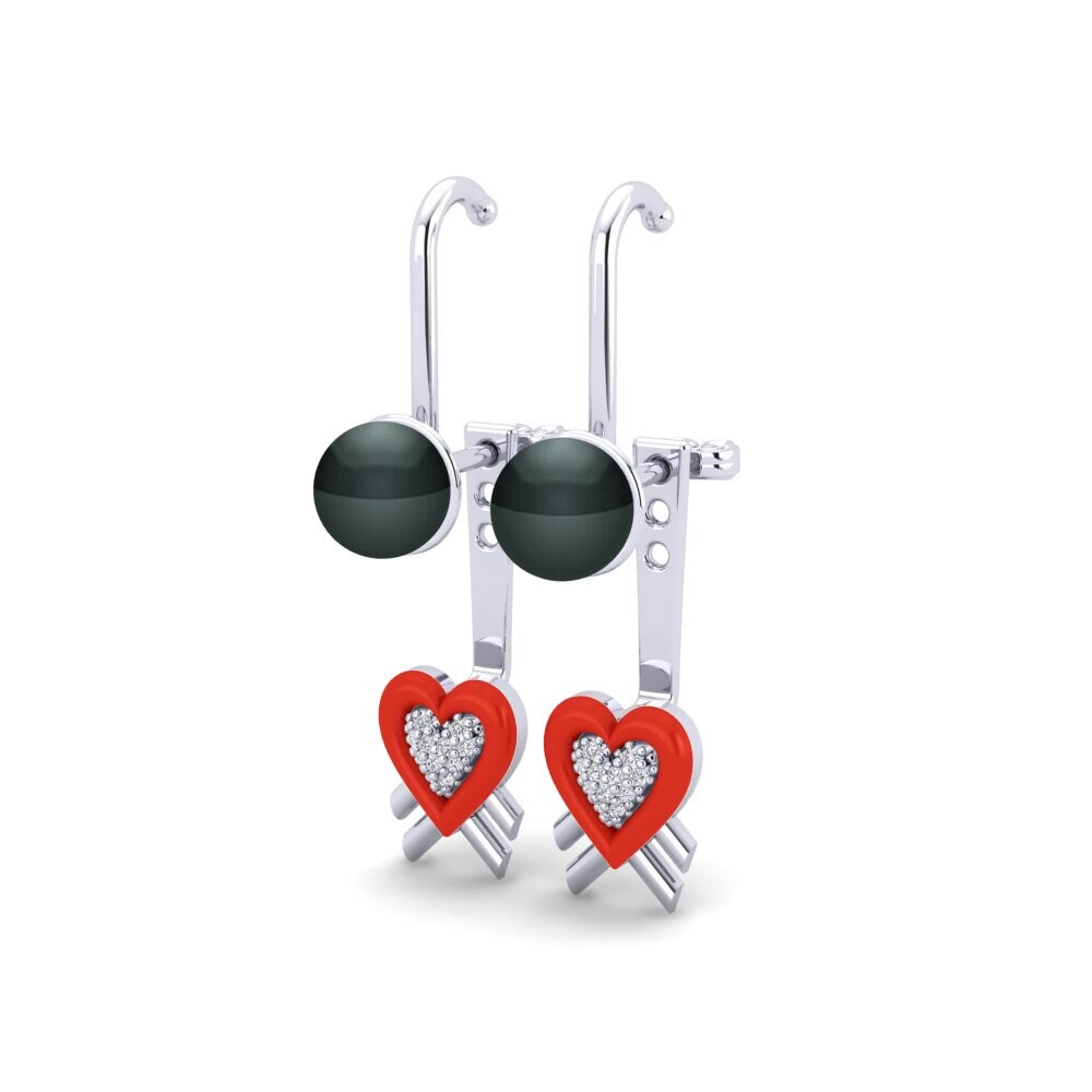 950 Palladium Women's Earring Pearlgrain A
