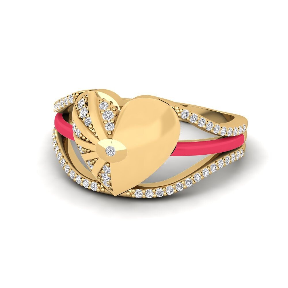 18ct Yellow Gold Ring Pedestal