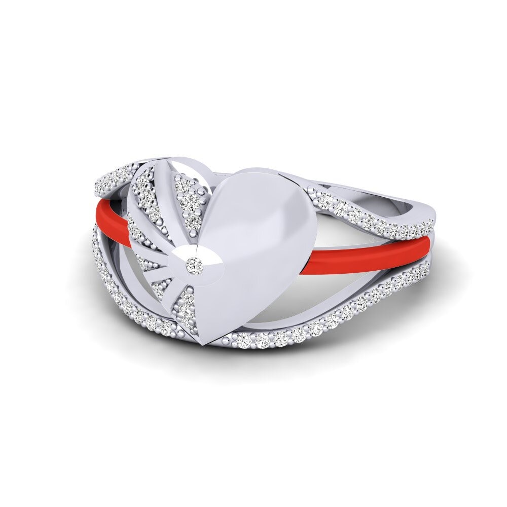 Moissanit Ring Pedestal