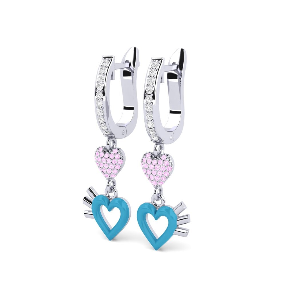 Pink Sapphire Earring Percezione