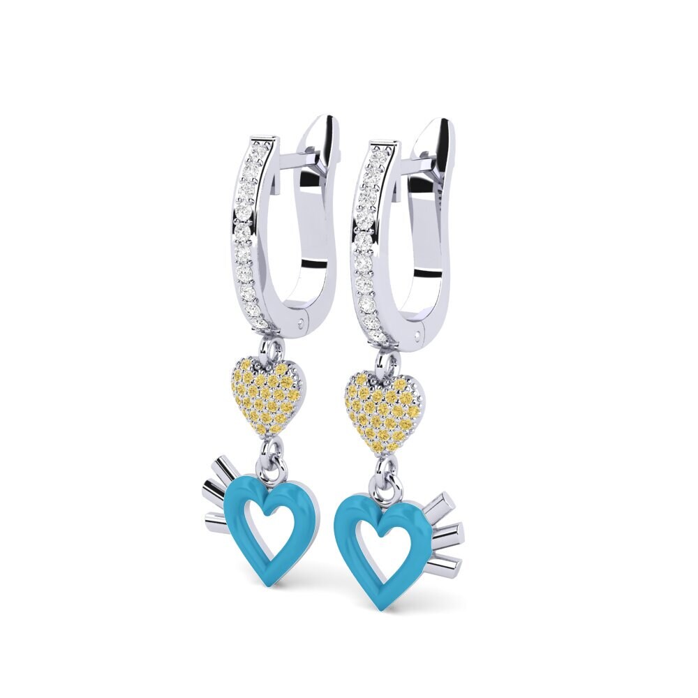 Yellow Diamond Women's Earring Percezione