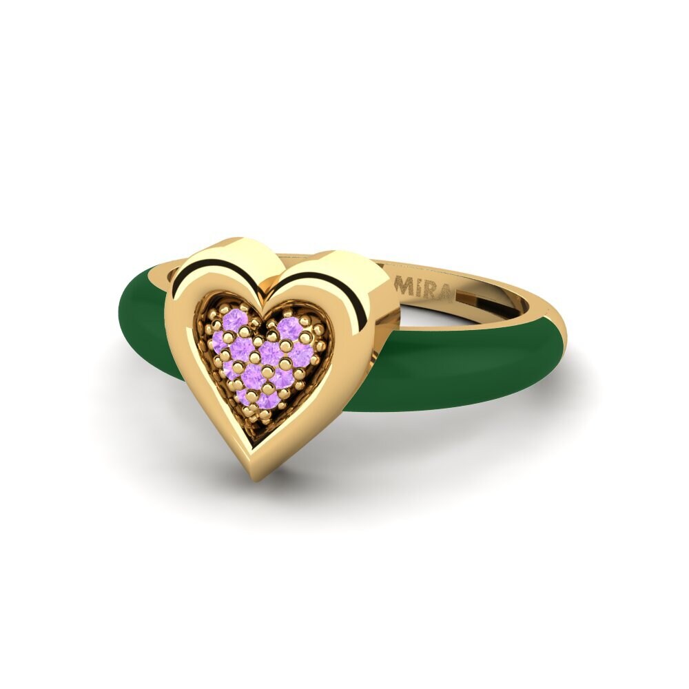 Amethyst Pinky Ring Piccoamore