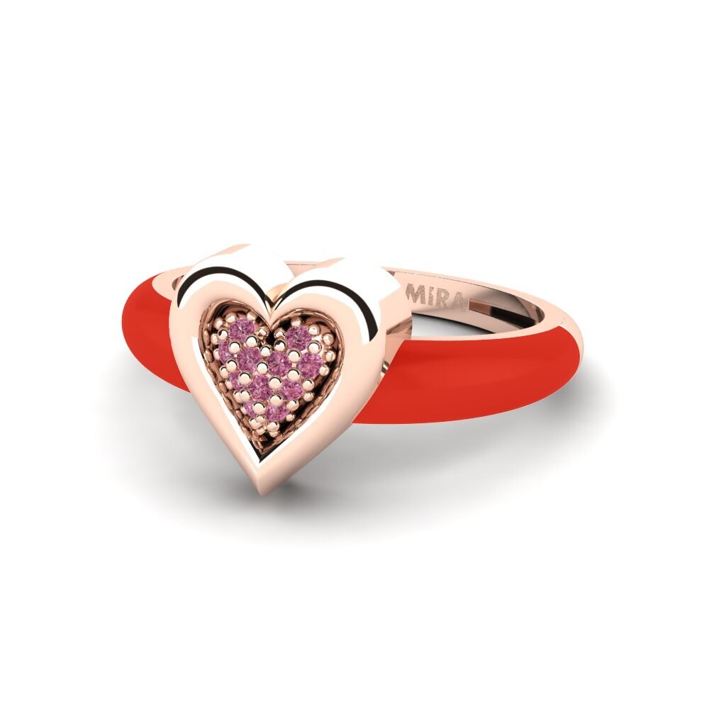 14ct Rose Gold Pinky Ring Piccoamore