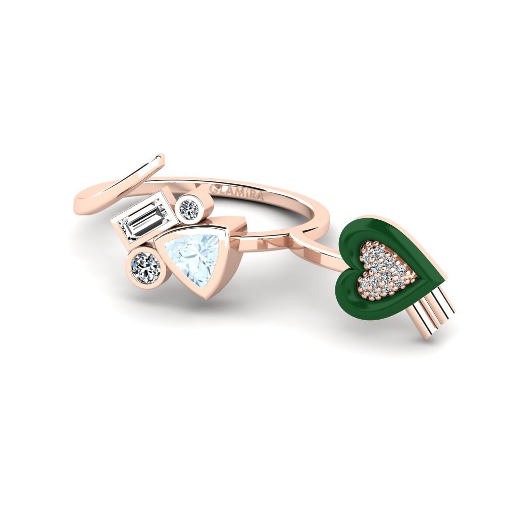 Aquamarin Ring Polpo