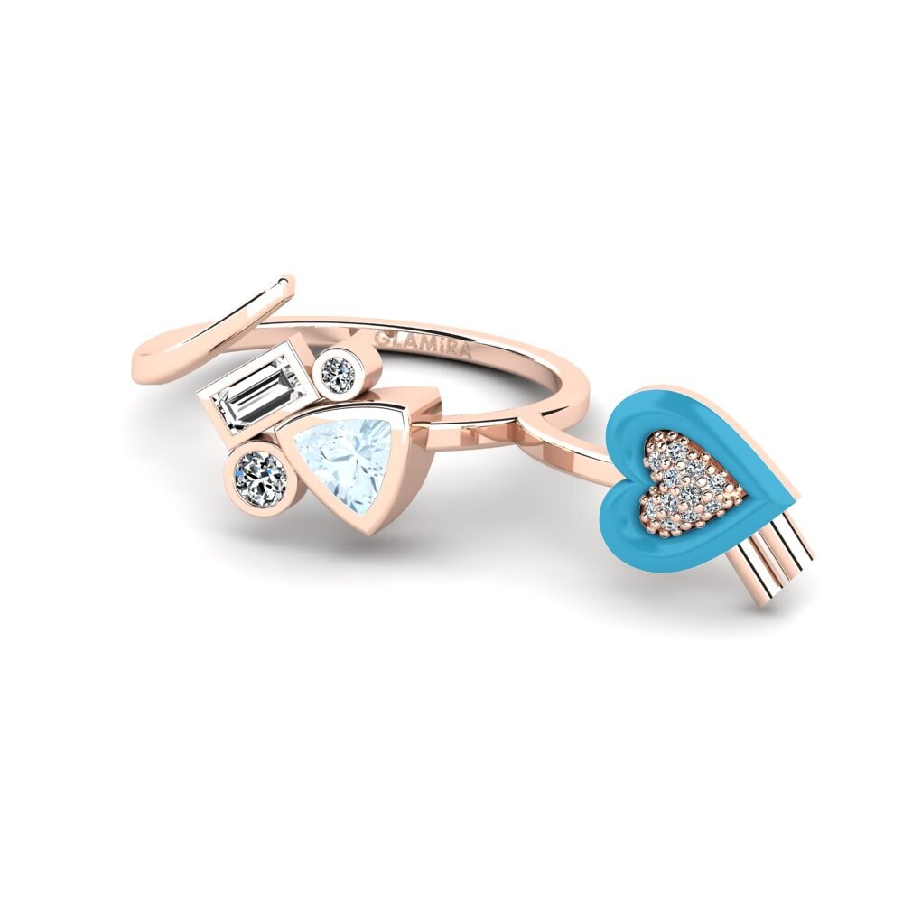 Aquamarin Ring Polpo