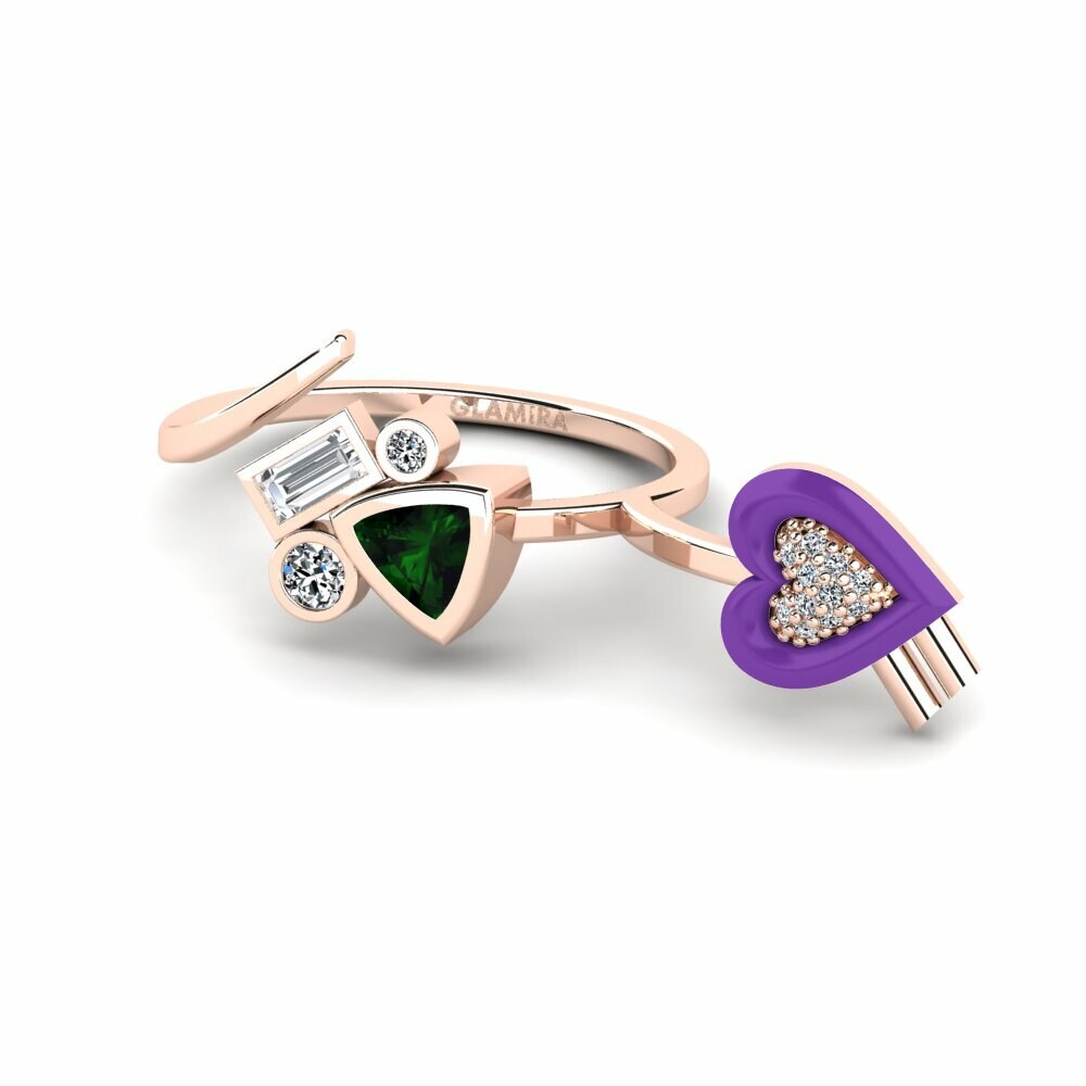 Tourmaline Verte Bague Polpo