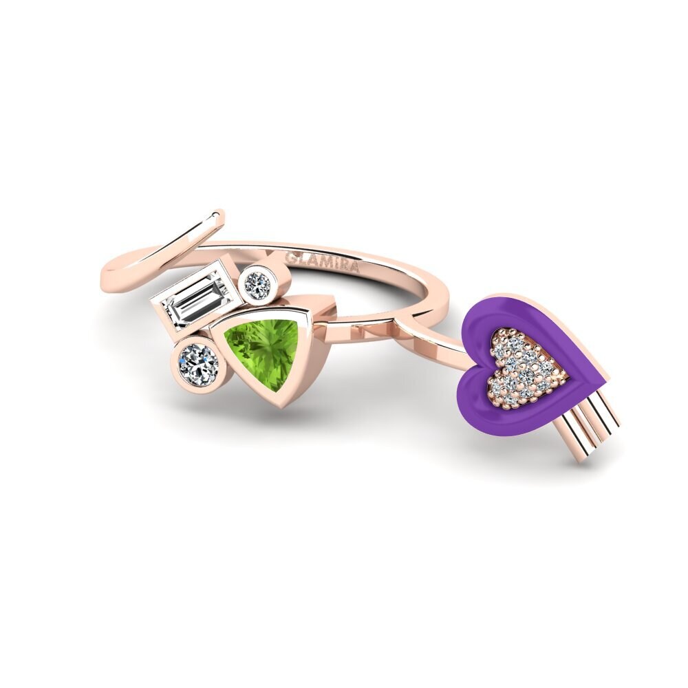 Peridoto Anillo Polpo