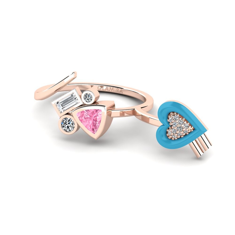 18ct Rose Gold Ring Polpo