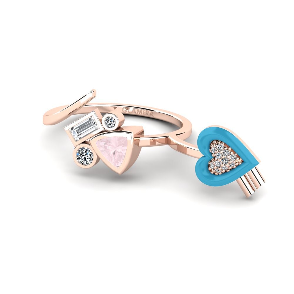 Rose Quartz Ring Polpo