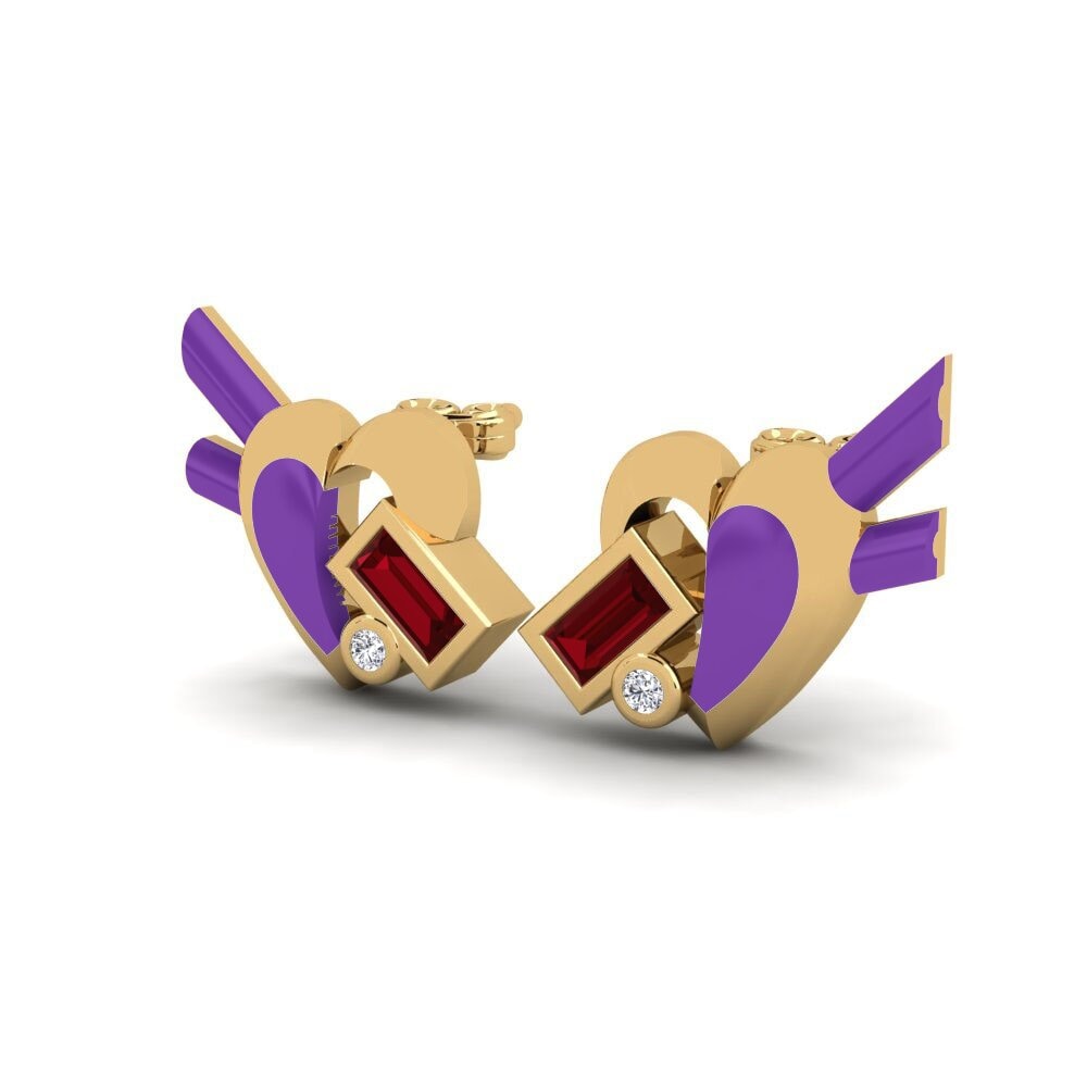 Red Zirconia Women's Earring Prezioso