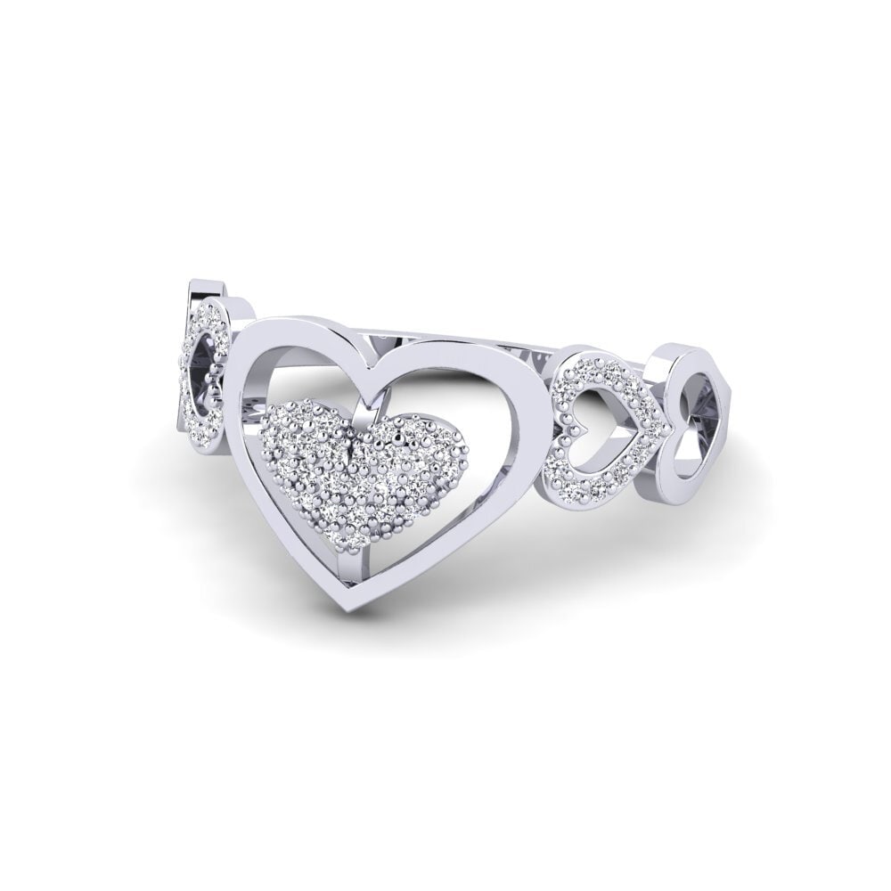 Paladio 950 Anillo Sajan