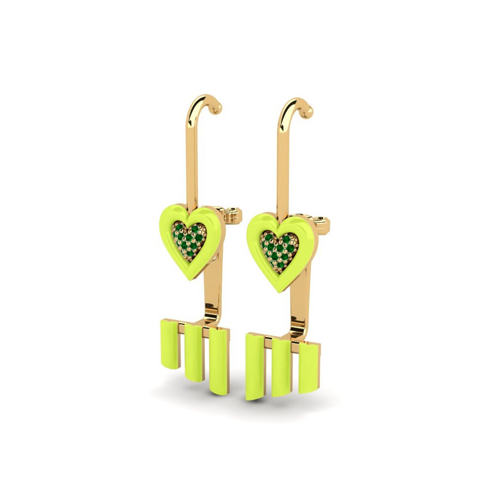 Green Zirconia Women's Earring Several