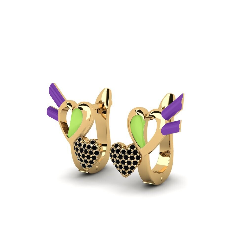Black Sapphire Women's Earring Specchi