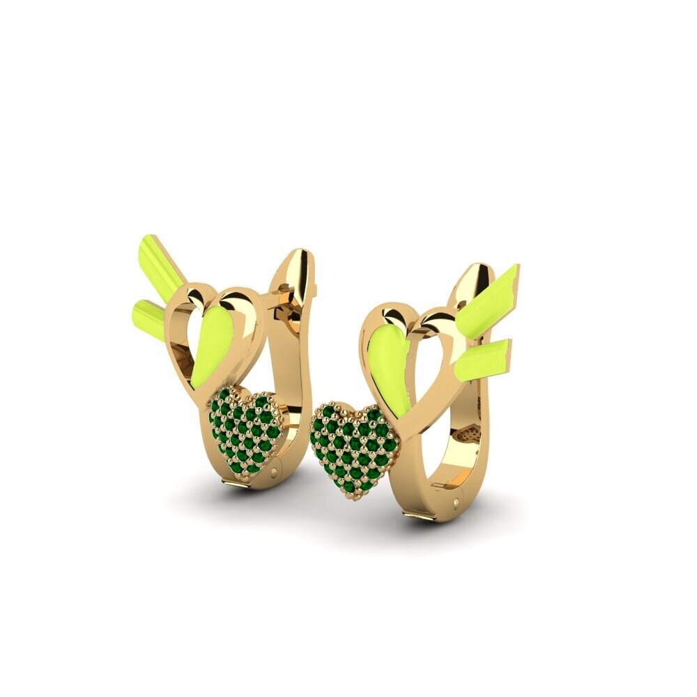 Green Zirconia Women's Earring Specchi