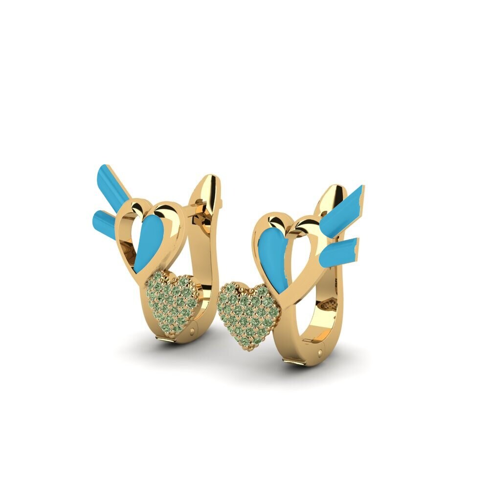 Green Diamond Women's Earring Specchi