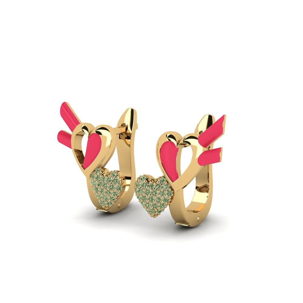 Green Diamond Women's Earring Specchi