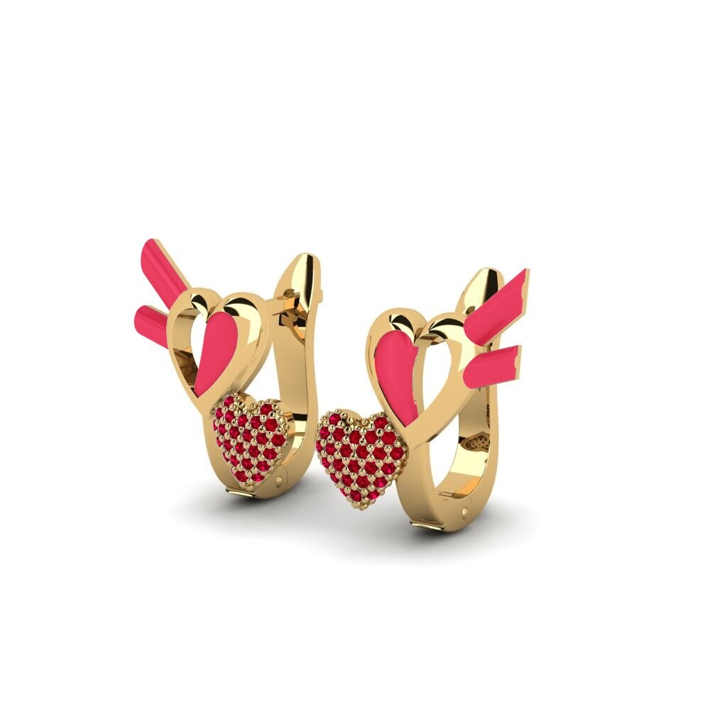 Red Zirconia Women's Earring Specchi