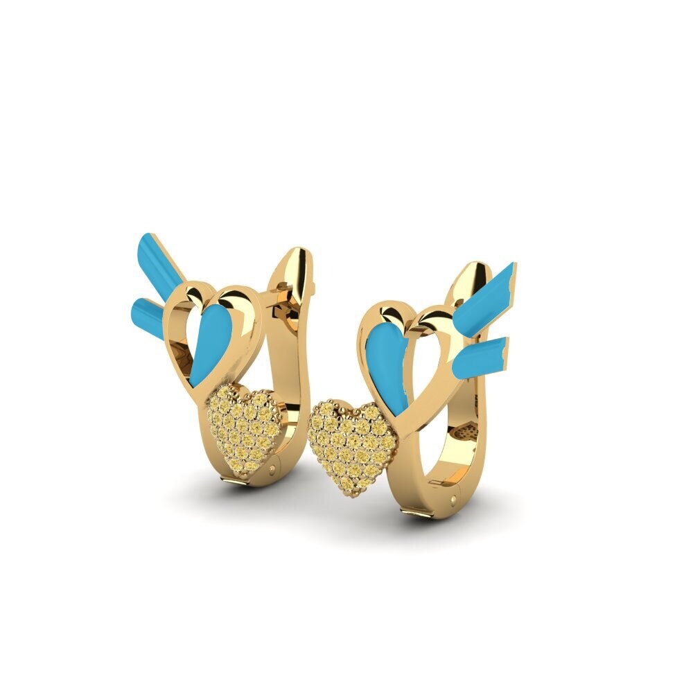 Yellow Diamond Women's Earring Specchi