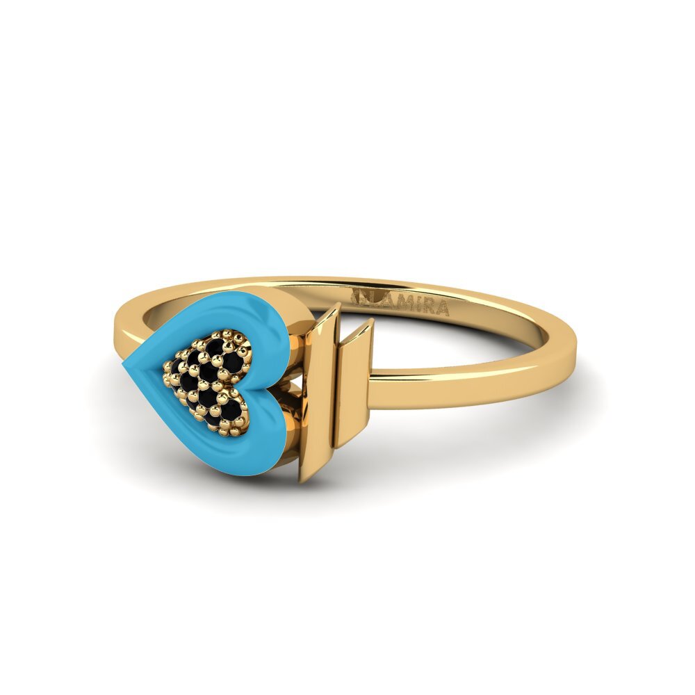 Schwarzer Diamant Ring Speranzalife